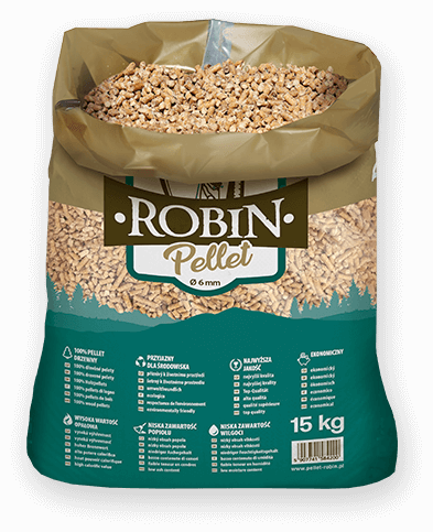 worek pelletu opałowego Robin do kupienia w Lubomierzu lub sklepie internetowym
